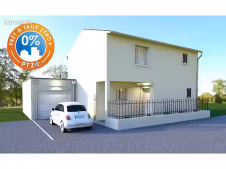 projet de construction d'une maison 75 m² avec terrain à rochefort-du-gard (30)
