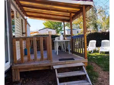 mobil-home irm 6 pers. – 2 ch. – terrasse – domaine de dugny