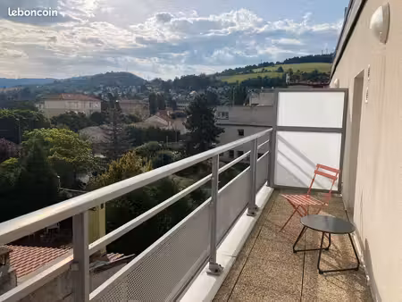 saint-étienne – studio de 23 m² agrémenté d'un balcon filant – idéal placement patrimonial