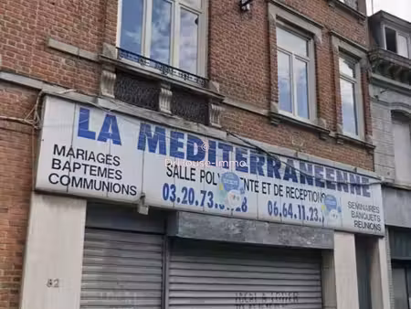 local commercial 392 m² roubaix