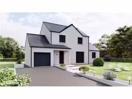 projet de construction d'une maison 108.06 m² avec terrain à pleugueneuc (35)