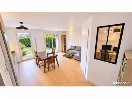 appartement t2 de 54 m² en rdc + bureau + jardin