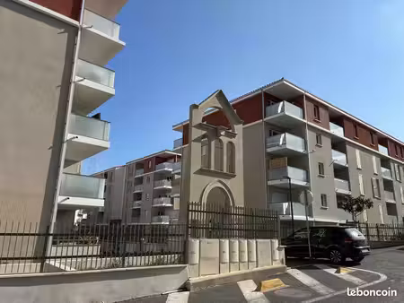 sète 3p  60m2  immeuble standing 2023  balcon 7m2  parking