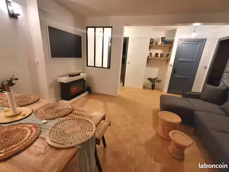 appartement à louer - t3 meublé 62 m² - saint-gratien - 7 min rer - 1 390 cc