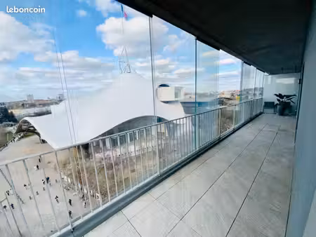 appartement en duplex inversé  résidence haut standing first  dernier étage  104m2  proche