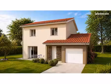projet de construction d'une maison 80 m² avec terrain à saint-jean-de-bournay (38)