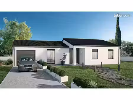 maison de plain pied 3 chambres avec garage à saint bres