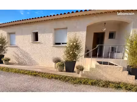 maison à vendre à vacquières  au nord de montpellier : 150 m²  piscine sans vis-à-vis  ter