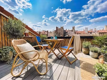 superbe duplex 117m² avec terrasse tropézienne