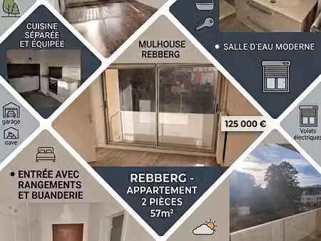 appartement bas rebberg 57m²