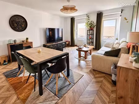 appartement t3 74 m² à vendre – 2 chambres – lumineux – rénové – colmar / mulhouse