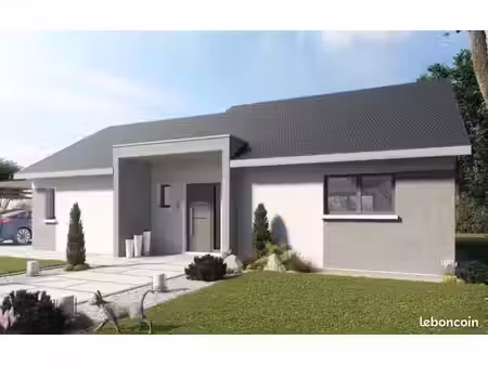 maison de plain-pied 90 m2 5 pièces sur obermodern