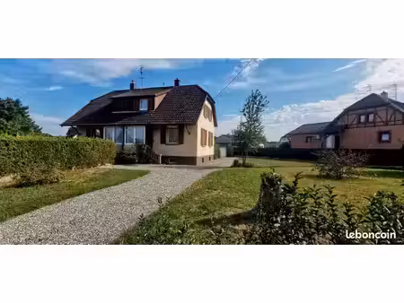 maison avec beau terrain plein sud de 7 25 ares - staffelfelden