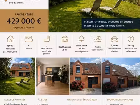 maison semi individuelle familiale