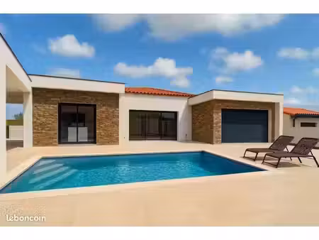 villa contemporaine 130m2 + terrain 350m2