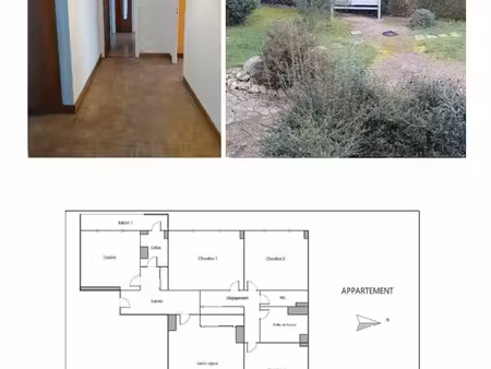 appartement - 4 pièces - 82 m2