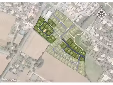 terrain 530 m² echire