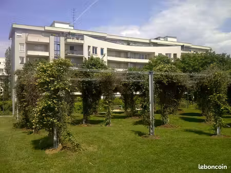 f2 46m2 au calme  lumineux  jardin+terrasse  garage  quartier salengro-filature