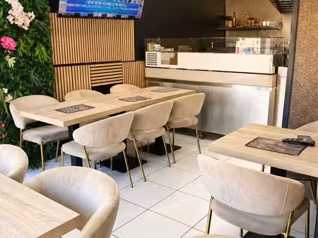 fond de commerce snack prêt à travailler