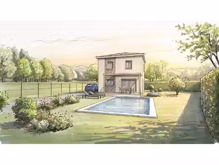 terrain avec maison neuf à vendre