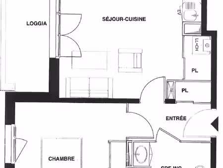 appartement t2 meublé à louer – bruges  près de bordeaux