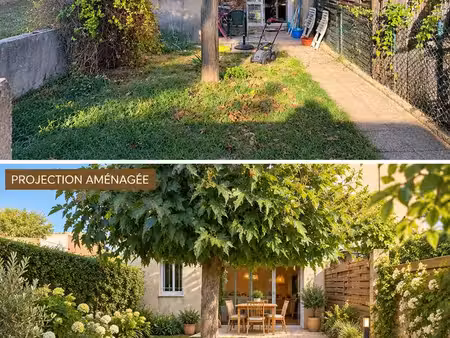 viager occupé – t2 avec jardin & parking – pertuis