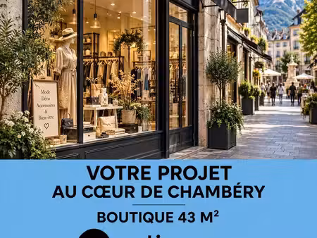 local commercial 43 m² chambéry