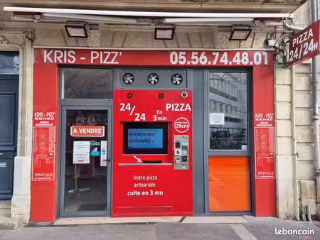vente fond de commerce pizzeria + distributeur à pizzas