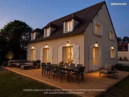 maison individuelle familiale climatisée – 166 m² – 4 chambres – entièrement rénovée en 20