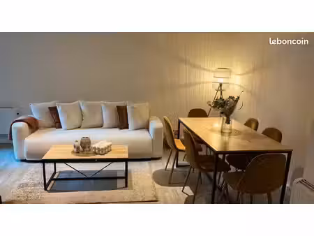 t2 50 m² mornas centre – plain-pied – grande chambre