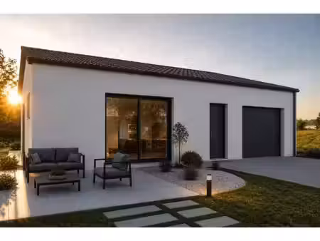 terrain avec maison neuf à vendre