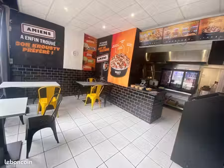 à vendre – fonds de commerce / restaurant équipé – amiens centre