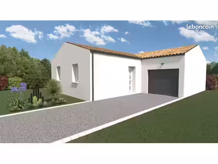 maison 3 chambres sur un terrain de 590 m² à saint-julien-des-landes