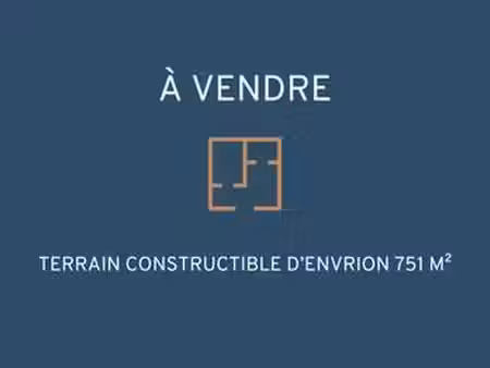 vente terrain à caudan (56850) : à vendre / 751m² caudan
