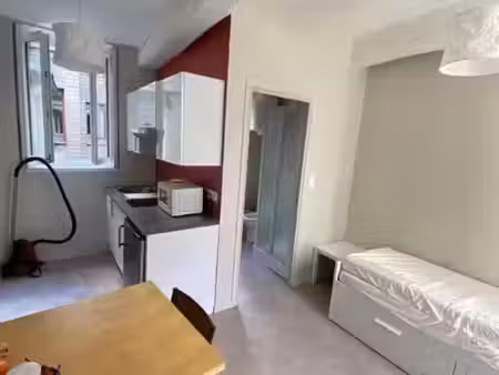 location meublée appartement 1 pièce 17 m² à rouen (76000)  440 €