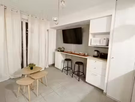 t1bis meublé + balcon métro minimes