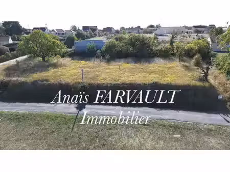 terrain à bâtir 950 m² – targé – libre de constructeur – belle vue sur châtellerault