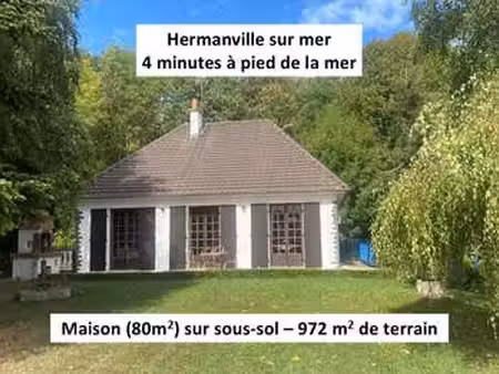 vente maison à hermanville-sur-mer (14880) : à vendre / 80m² hermanville-sur-mer