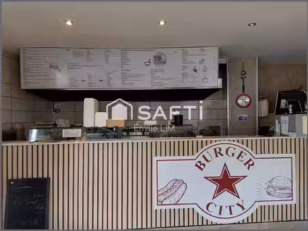 fond de commerce pour activité de restauration rapide avec appartement inclus