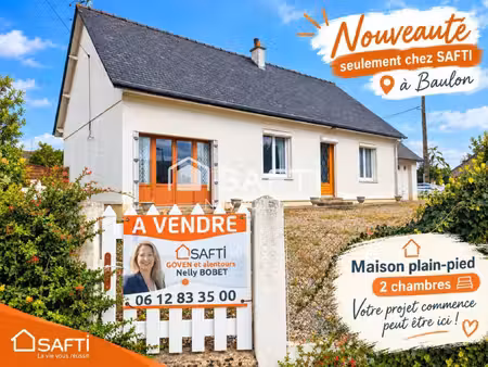 maison plain-pied en centre bourg de baulon