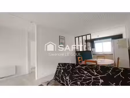 maison 2 chambres et garage de 63 m² .
