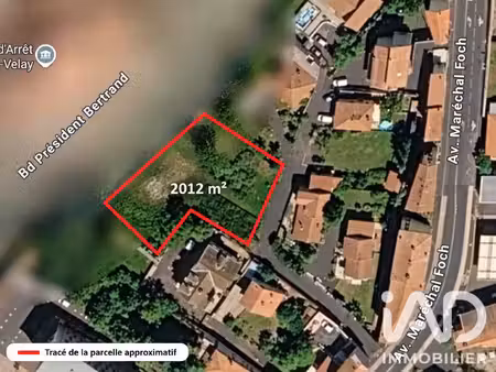 vente terrain à bâtir 2 012 m²
