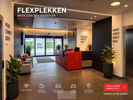 kantoor espaces et espaces flexibles à willebroek