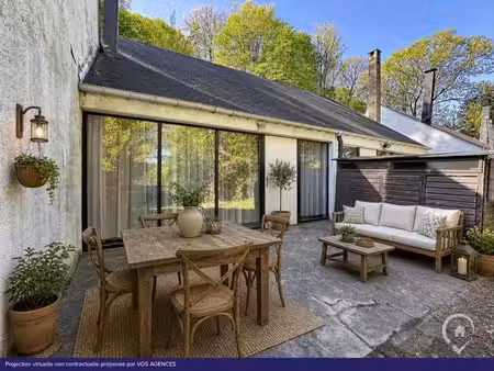 bungalow 3 façades à hastière avec terrasse privative