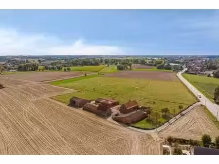 authentieke hoeve met bijgebouwen in baliebrugge op een o...