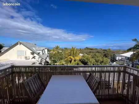 studio meublé avec vue mer à la plaine saint paul