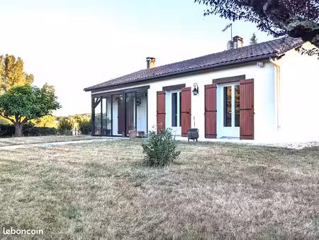 maison plain pied 90m2 dans la verdure montrem-montanceix