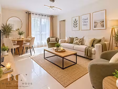 appartement 66m2 avec 3 chambres -domont