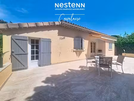 au calme à proximité des plages et commerces  maison de plain-pied 3 chambres sur un terra