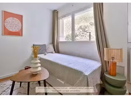 location meublée appartement 1 pièce 14.74 m² à paris 16ème (75016)  1 400 €